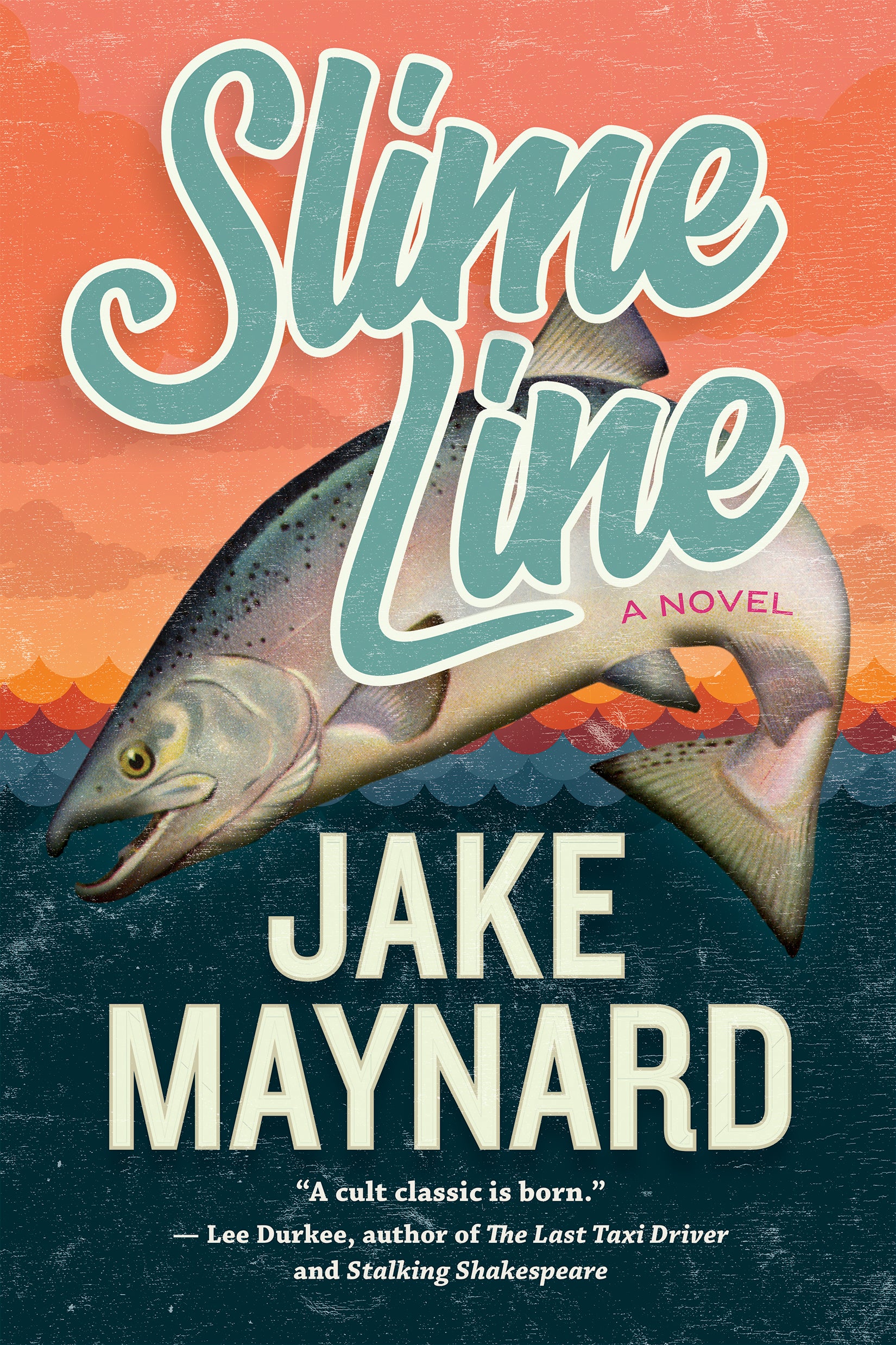 Cover of the book Slime Line with a fish on a hook