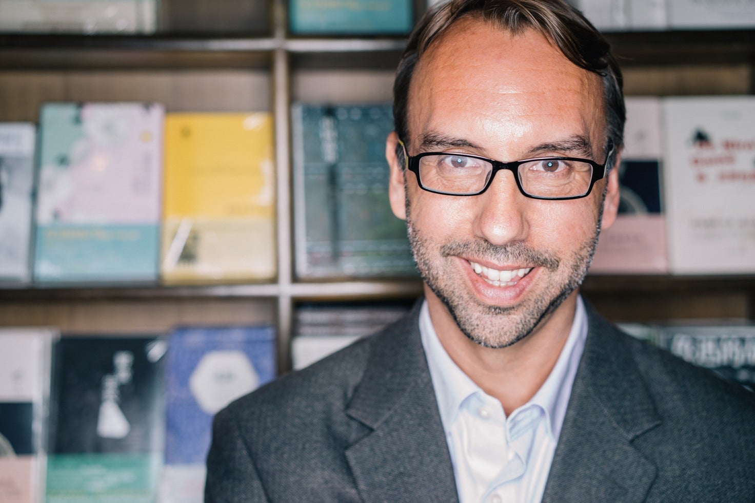 Michael Meyer, light-skinned man with glasses and brown hair